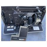 Group: Singer Graflex 16 Motion Picture Projectors