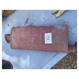 Red Vehicle Muffler