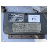 Military Vehicle Glove Box Cover