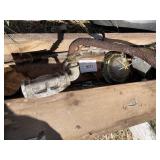 Wood Box w/ Miscellaneous Parts