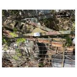 Group: Military Vehicle Bumper, Bed Spring, & Misc