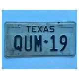 Texas License Plate