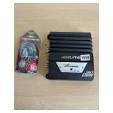 Alpine MRP-M350 Class D 700 W Amplifier & Cable