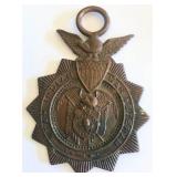 H.S. Church Utah Indian War Veteran Bronze Medal