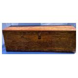 Dark Brown Antique Estate Storage Chest