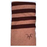 Rare Baron Woolen Mills Striped Blanket