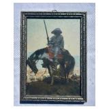 Vintage Estate Western Horseman Art Print