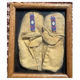 Native American Geometric Beaded Moccasins