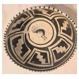 Vintage Kokopelli Hand-Painted Ceramic Bowl