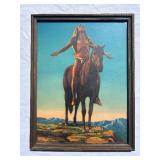 Vintage Henry F. Farny Indians Prayer Art Print
