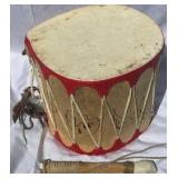 Native American Style Hand Drum w Beater
