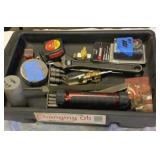 Oil Changing Pan / assortment of tools