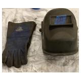 Welding Helmet & Gloves