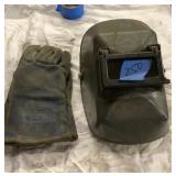 Welding Helmet & Gloves