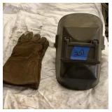 Welding Helmet and Welding Gloves