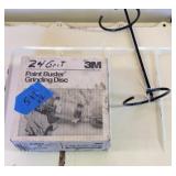 24 Grit grinding Disc & Paint Gun Holder
