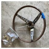 Wood Grain Steering Wheel