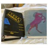 Very Old Ford Manuals & Binder of Shop Tips