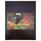 Postcard Depicting Night Scene in Billings,...