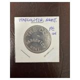Harowtown, Mont. $1 Merchant Token