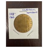Glasgow, Montana Diamond Jubilee Token, 1962