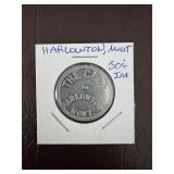 Harlowton Mont. 50ï¿½ Token for Merchandise