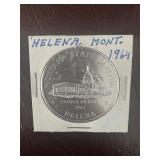1964 Montana State Capitol Silver Medallion
