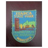 Embroidered Itasca State Park Patch, 2.5 Inches