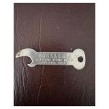 Vintage Metal Bottle Opener Advertising Bosslerï¿½s
