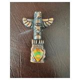 Copper Totem Pole Souvenir from Butte, Montana