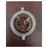 Metal Eagle Emblem with Mounting Bracket