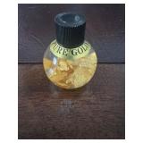 2-Inch Round Bottle with Gold Flakes