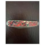 3-Inch Folding Pocket Knife with Marbled Handle