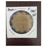 Scallop Token, Bowdon, North Dakota, 50ï¿½