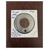 1948 Big Pine Motor Court Encased Penny Token