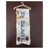 Embroidered Mt. Helena Banner with Pins