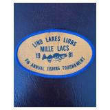 1981 Mille Lacs Fishing Tournament Patch