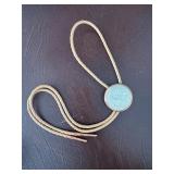 Montana Bolo Tie with 100 Pesos Coin