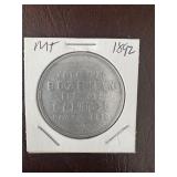 1892 Montana Bozeman Capitol Campaign Token