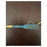 Blue Rocket-Shaped Keychain Advertising Nance...