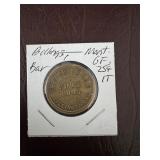 Brunswick Bar 25ï¿½ Trade Token, Billings, MT