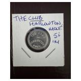 The Club Harlowton Montana Trade Token