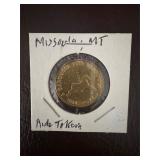 2001 Missoula MT Carousel Ride Token