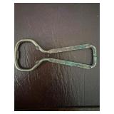 Vintage Metal Bottle Opener with Inscription