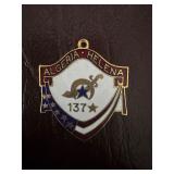 Enamel and Gold-Tone Algeria Helena Medal
