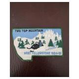 Two Top Mountain Embroidered Souvenir Patch