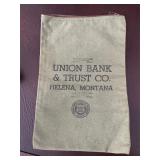 Union Bank & Trust Co. Canvas Bank Bag