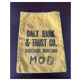 Daly Bank & Trust Co. Canvas Deposit Bag