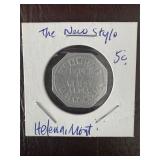 Helena, Montana Token, The New Style, 5ï¿½