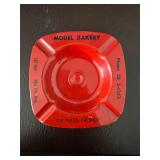 Red Model Bakery Promotional Ashtray